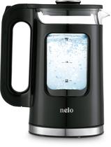 Chaleira Elétrica NELO 1,7L - 1100W com Janela de Vidro de Parede Dupla Chaleira Elétrica NELO 1,7L - 1100W com Janela de Vidro de Parede Dupla
