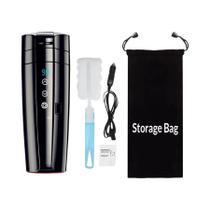 Chaleira Elétrica para Carro 12V/24V - Aço Inoxidável com Controle de Temperatura