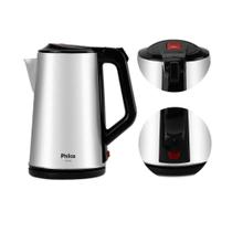 Chaleira Elétrica PCH23PI Philco Capacidade 2,3 Litros Jarra em Inox Desligamento Automático 127V Chaleira Elétrica PCH23PI Philco Capacidade 2,3 Litros Jarra em Inox Desligamento Automático 127V