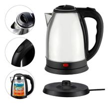 Chaleira Elétrica Portátil 1.8 Litros Aço Inox 110v Ou 220v Para Café Chá Linha Premium Chaleira Elétrica Portátil 1.8 Litros Aço Inox 110v Ou 220v Para Café Chá Linha Premium