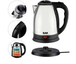 Chaleira Elétrica Portátil 1.8 Litros Aço Inox Para Café Chá 1100 w