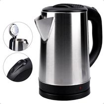 Chaleira Elétrica Portátil 2 Litros Aço Inox 110v Para Café Chá Top