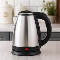Chaleira Elétrica Portátil Inox Jarra Bule Elétrico 2 Litros