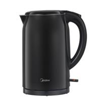 Chaleira Elétrica Preta 1,7L Double Wall Midea Chaleira Elétrica Preta 1,7L Double Wall Midea