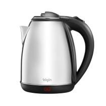 Chaleira Elétrica Sem Fio Elgin, 1500W, 220V, 1.8 Litros, Desligamento Automático, Preto e Inox - 42 Chaleira Elétrica Sem Fio Elgin, 1500W, 220V, 1.8 Litros, Desligamento Automático, Preto e Inox - 42