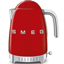 Chaleira Elétrica Smeg 50's Retro 1.7L de Temperatura Variável Vermelha Chaleira Elétrica Smeg 50's Retro 1.7L de Temperatura Variável Vermelha