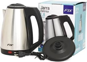 Chaleira Elétrica Térmica Jarra Bule Aço Inox 1,8L Café e Chá Fix