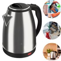 Chaleira Elétrica Térmica Jarra Bule Aço Inox 2 Litros Café e Chá 127V e 220V Sete Estrelas