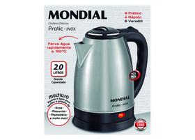 Chaleira Elétrica Térmica Mondial Ce-06 Pratic Inox 2 Litros Chaleira Elétrica Térmica Mondial Ce-06 Pratic Inox 2 Litros