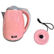 Chaleira Elétrica Térmica Rosa 110V Bak com Base Giratória