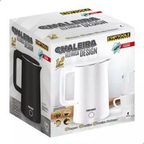 Chaleira Elétrica Térmica StarTools Moderno 1.8 L preta e branca 110 ou 220v Chaleira Elétrica Térmica StarTools Moderno 1.8 L preta e branca 110 ou 220v