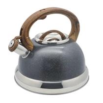 Chaleira em aço inox 2,7 litros com apito com indução linha roma granito Chaleira em aço inox 2,7 litros com apito com indução linha roma granito