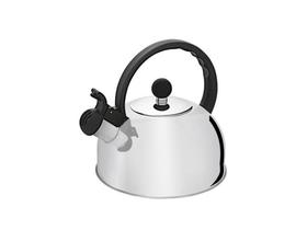 Chaleira Em Aço Inox Com Apito Fixo 1,75L Inox - Hercules