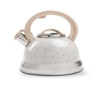 Chaleira em Inox com Indução e Apito Brinox Roma 2,7 Litros Vanilla