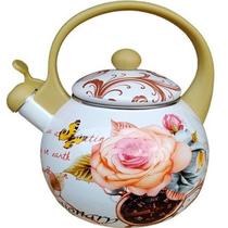 Chaleira Esmaltada A5 Vintage Bege 2,2 Litros