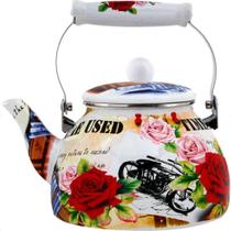 Chaleira Esmaltada Premium A5 Charm Retro 2,5 Litros