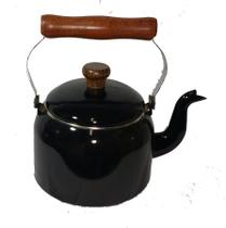Chaleira esmaltada Preta - 1,8 litros Chaleira esmaltada Preta - 1,8 litros