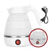 Chaleira Estilo Jarra Elétrica De Silicone Portátil 600ml 127V Chaleira Estilo Jarra Elétrica De Silicone Portátil 600ml 127V