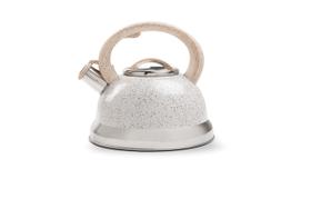 Chaleira fogão de indução 2,7l c/apito roma vanilla -brinox Chaleira fogão de indução 2,7l c/apito roma vanilla -brinox