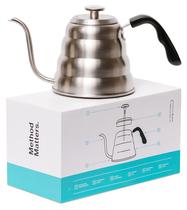 Chaleira Gooseneck Barista Warrior com termômetro de 1,2 L inoxidável