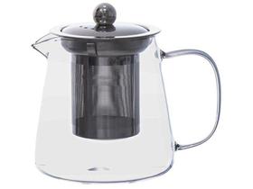 Chaleira Hauskraft de Vidro e Inox com Infusor 450ml Negrini