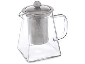 Chaleira Hauskraft de Vidro e Inox com Infusor Doppio