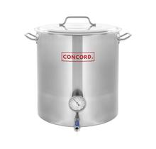 Chaleira Home Brew Stock Pot 40L em aço inoxidável Concord Chaleira Home Brew Stock Pot 40L em aço inoxidável Concord