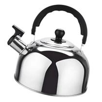 Chaleira Inox 1,5 Litros com Apito Bule em Aço Inoxidável Chaleira Inox 1,5 Litros com Apito Bule em Aço Inoxidável