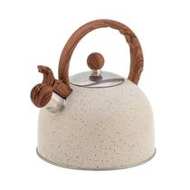 Chaleira Inox Cerâmica Com Apito 2L Indução Mármol 9449 Mimo Style