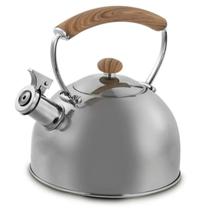 Chaleira Inox Com Alça Bambu 2,5L - Mimo Style Chaleira Inox Com Alça Bambu 2,5L - Mimo Style