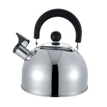 Chaleira Inox com Apito para Fogão Gás Elétrico Ferve Rápido Luxo
