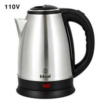 Chaleira Jarra Bule Elétrica Aço Inox 1.8L 110V ou 220V Automática Base 360 com LED Indicador