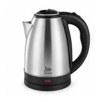 Chaleira Jarra Bule Elétrica Inox 1.8 Litros 220V 1500W com Desligamento Automático Base Giratória