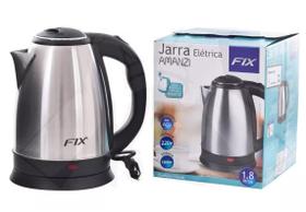 Chaleira Jarra Bule Elétrico Inoxidável 1,8 Litros 127V