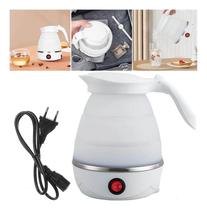 Chaleira jarra Dobrável Elétrica Portátil Silicone 600ml