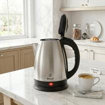 Chaleira Jarra Elétrica 1.8 Litros Inox Ferve Água Rápido 360 Café Chá Desliga Automático