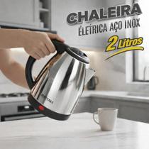 Chaleira Jarra Elétrica 2 Litros 127V ou 220V Inox