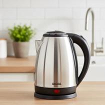 Chaleira Jarra Elétrica Bebida Quente Acelerar Cozimento Cozinha Utensílio Doméstico Ferver Água 2 Litros 220V1500W Inox