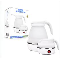 Chaleira Jarra Elétrica drobrável 110w para Agua Chá Leite para viagem Portatil