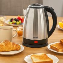 Chaleira Jarra Elétrica fervedor Inox 2 Litros ferve rápido desligamento automático 127V