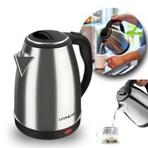 Chaleira Jarra Elétrica Inox Base Giratória 1,8 Litros Chá 127v
