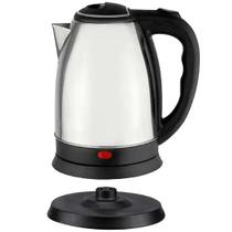 Chaleira Jarra Elétrica Portátil 1.8 Litros Aço Inox 220v Para Café Chá Linha Premium