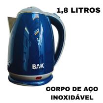 Chaleira Jarra Elétrica Prática Bak 1.8L Café Chá 110/220V