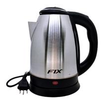 Chaleira Jarra Elétrica Térmica Fix 1.8L 220 E 127 V Com Fundo Removível 1000W Em Inox