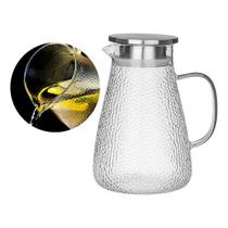 Chaleira Jarra Vidro Borossilicato 1,9L Transparente Vai ao Fogo Resistente Térmica Chá Café Cozin Chaleira Jarra Vidro Borossilicato 1,9L Transparente Vai ao Fogo Resistente Térmica Chá Café Cozin