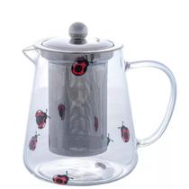 Chaleira Ladybug De Vidro Borossilicato 750ml 5381 Lyor Chaleira Ladybug De Vidro Borossilicato 750ml 5381 Lyor