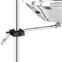 Chaleira marinha com suporte em trilho redondo Magma A10-080 em aço inoxidável