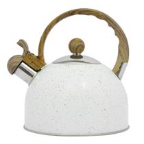 Chaleira Mármol Inox Marmorizado Com Apito 2 Litros Mimo Style Chaleira Mármol Inox Marmorizado Com Apito 2 Litros Mimo Style
