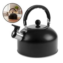 Chaleira Metal C/ Apito Tampa E Alça 1,7 Litro Cozinha Bule Preto Chaleira Metal C/ Apito Tampa E Alça 1,7 Litro Cozinha Bule Preto