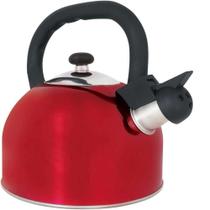 Chaleira Mor Mattina 2,5 Litros Aço Inox Ref.007704 Vermelho